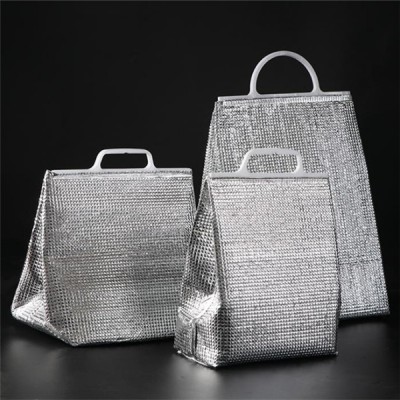 Customized Aluminum Foil Pearl Cotton Insulation Bag with Handle