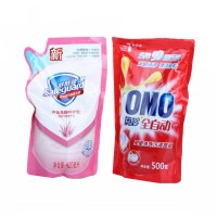 Custom Printing Liquid Detergent Stand-up Packaging Pouch