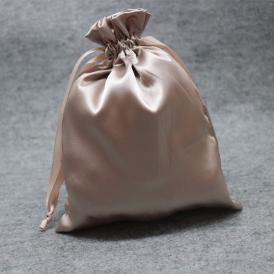 Custom Colorful Satin Silk Drawstring Jewelry Bags