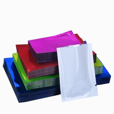 Customized Colorful Flat Bottom Aluminum Foil Facial Mask Pouch