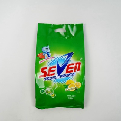 Custom Design Plastic Laundry detergent washing powder packaging bags side gusset bags