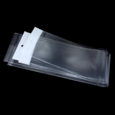 Self adhesive clear plastic wig packaging bags