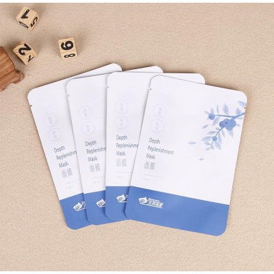 Custom Printing Aluminum foil three side sealing packaging pouch bag for face mask