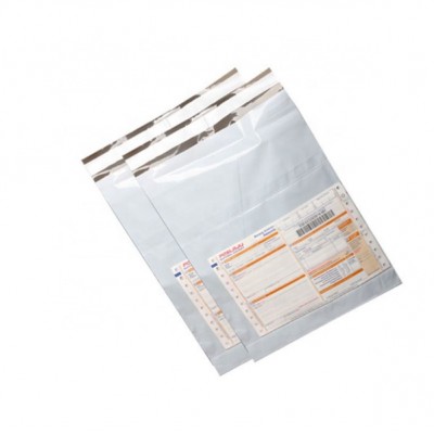 Self adhesive poly mailing bags with printing plastic courier bag with pocket