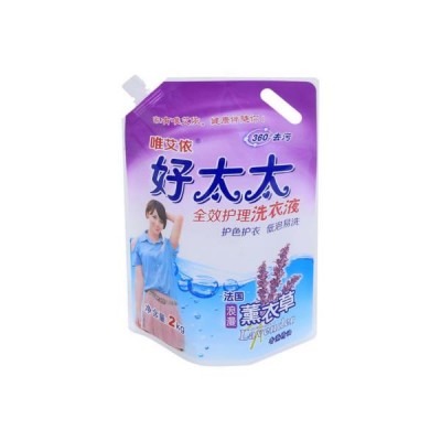 Custom Logo Liquid Detergent Spout Packaging Bags