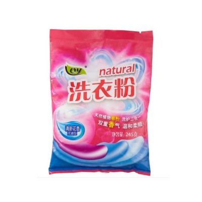 Custom Printing Back Sealed Washing Powder Packaging Bags